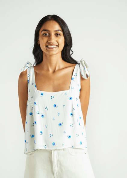 Tie up crop top