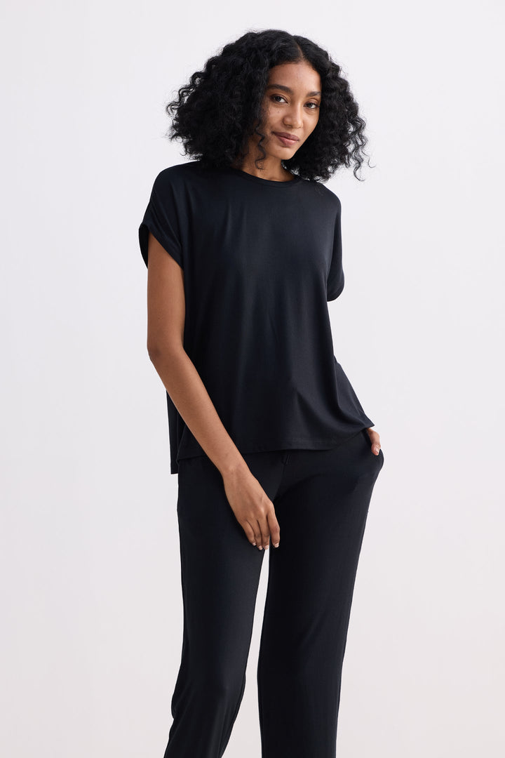 Relaxed Tee Set | Black