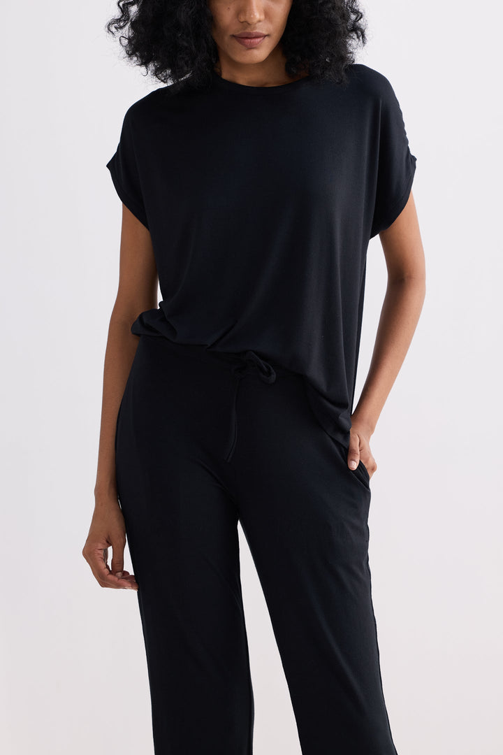 Relaxed Tee Set | Black