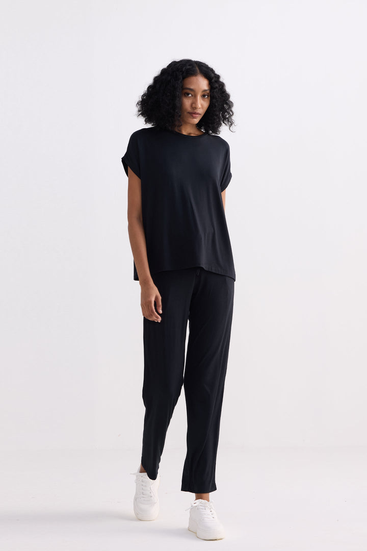Relaxed Tee Set | Black