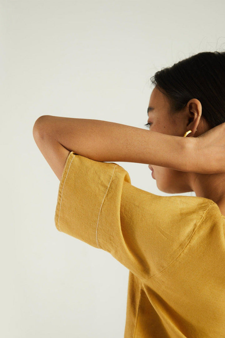 Summer Muse Top - Mustard