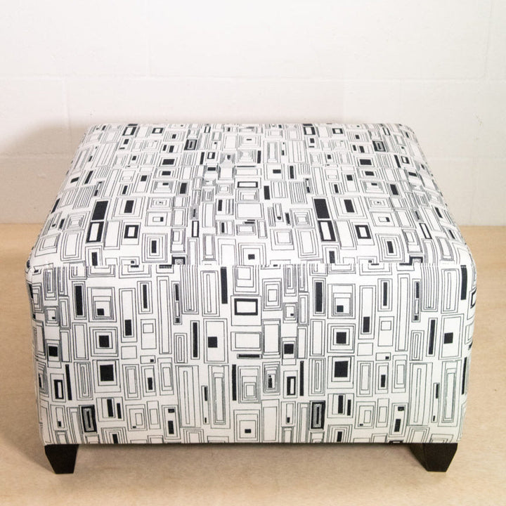 Cristianitos in Clairvoyant Large Ottoman 25" x 27" x 15"