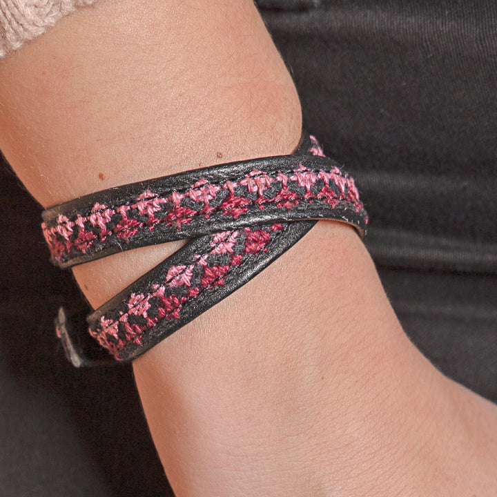 Rana Choker / Wrap Bracelet | Rose