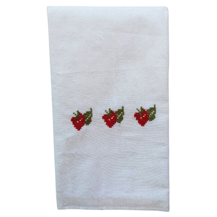 Tea Towel | Strawberry (Red)