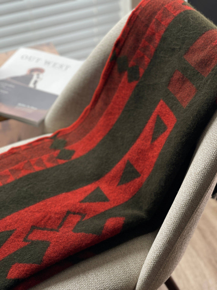 Loja Throw - Dark Moss