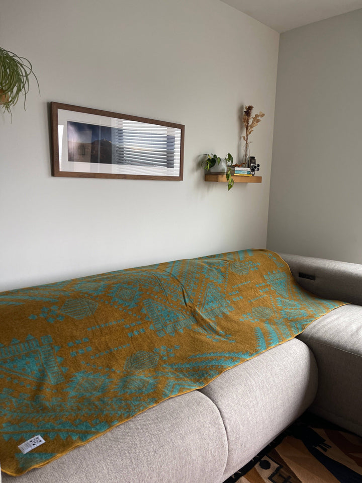 Quito Blanket - Mustard Yellow