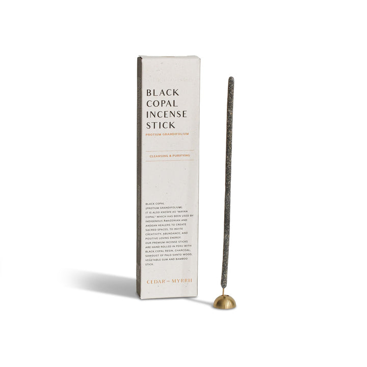 Black Copal Incense Sticks | 7 Hand-Rolled Sticks From Peru