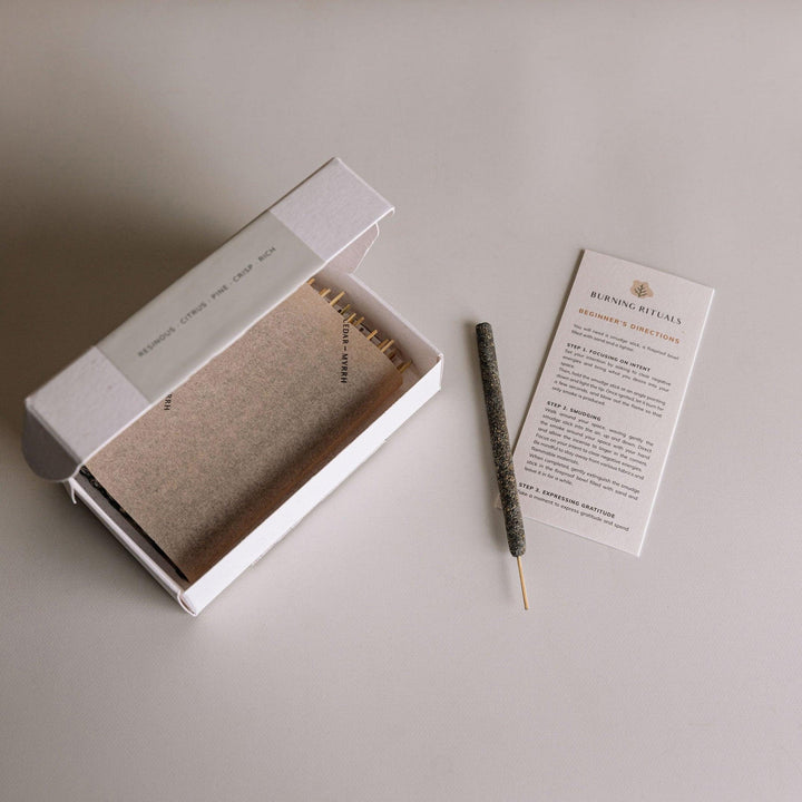 Black Copal Incense Sticks | 30 Mini Hand-Rolled Sticks From Peru (4.2")