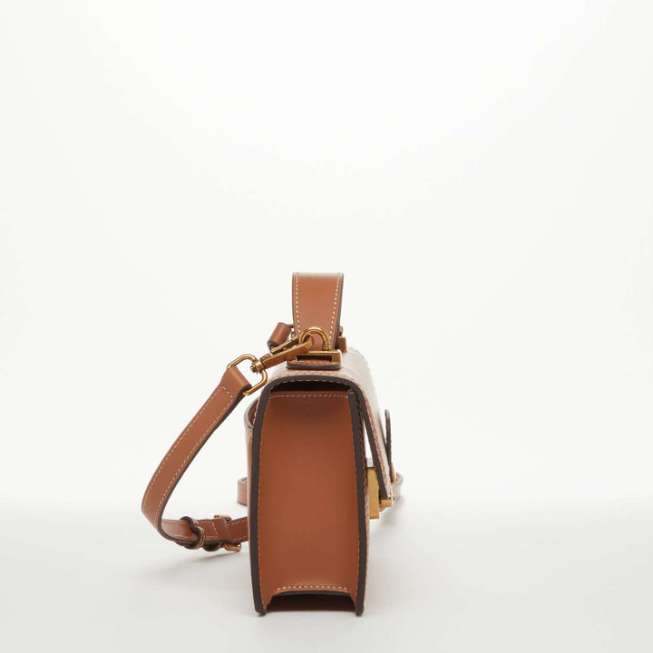 Susu The Jessica Brown Leather Crossbody Bag