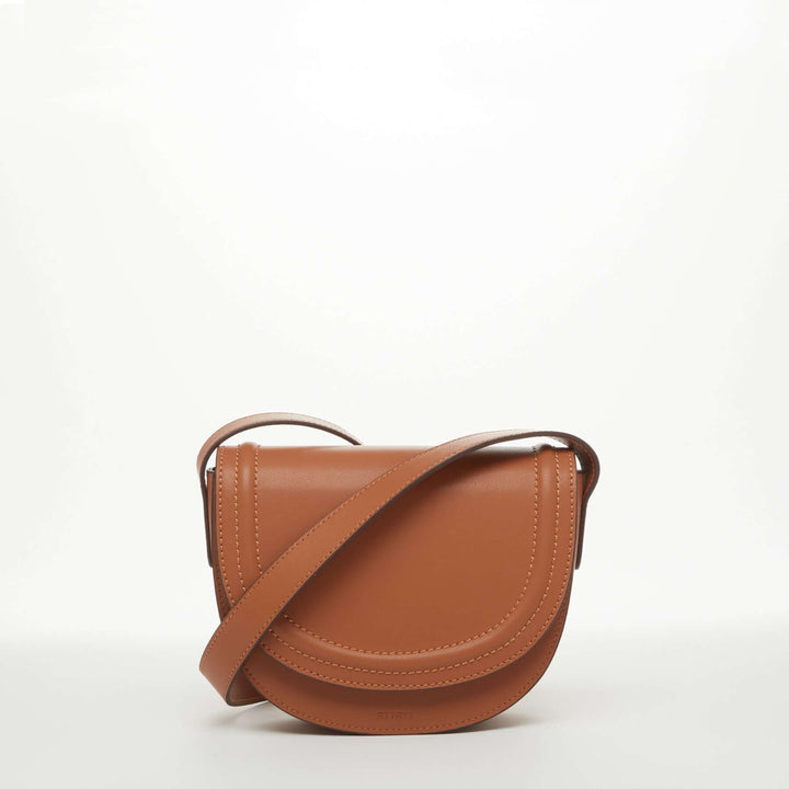 Susu The Sarah Brown Leather Saddle Bag Purse