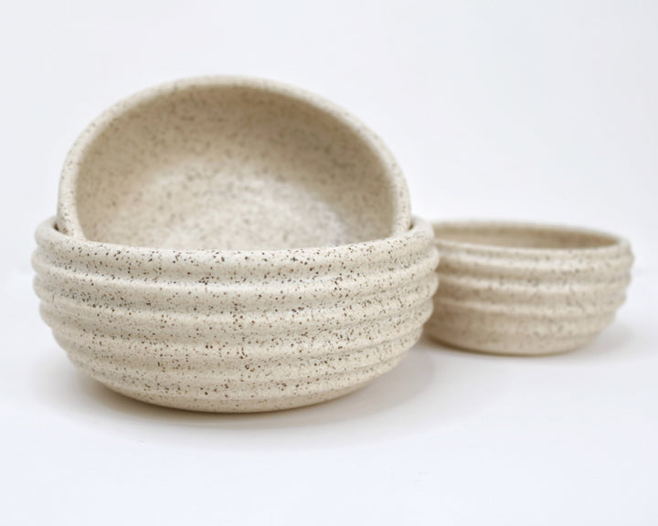 Hunny Bowls - Almond (Set of two. Assorted sizes)