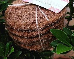 Coconut Coir Utensil and  Dish Washing Pads/Scrubs (6 pack/12 pack)