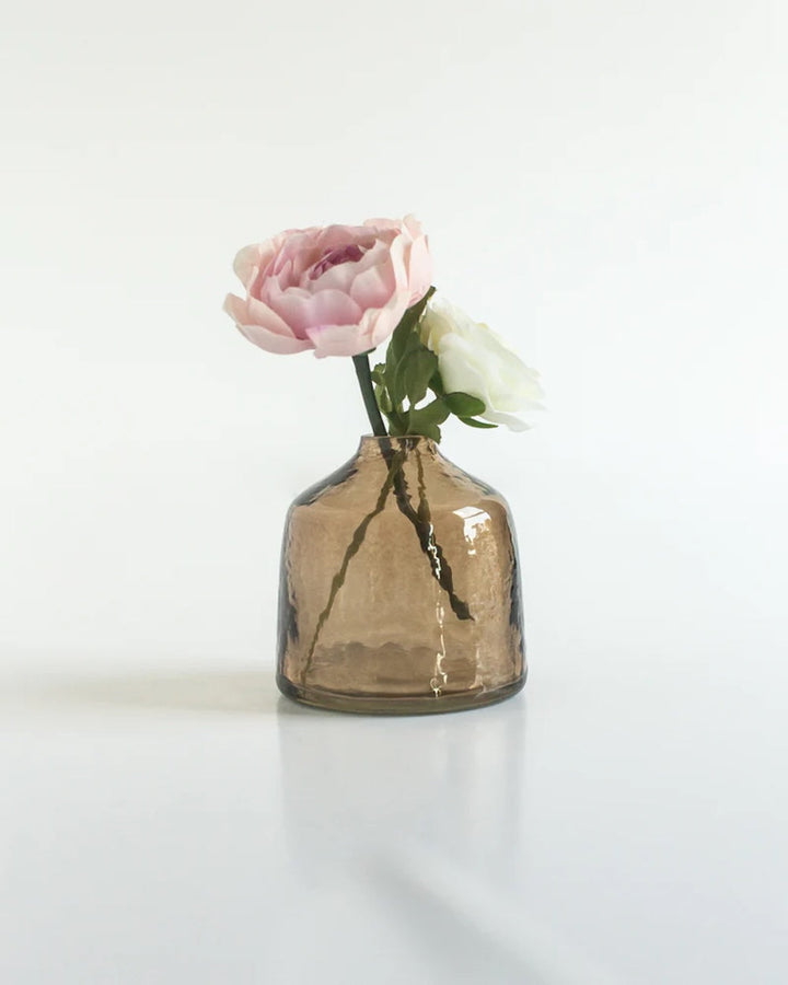 S/3 Hammered Bud Vases | Smoke