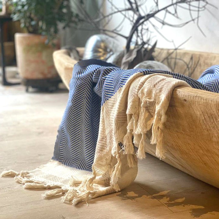 Pipa Sustainable Hand-loomed Throw Blanket