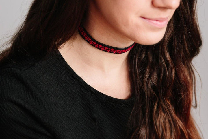 Rana Choker / Wrap Bracelet | Saffron