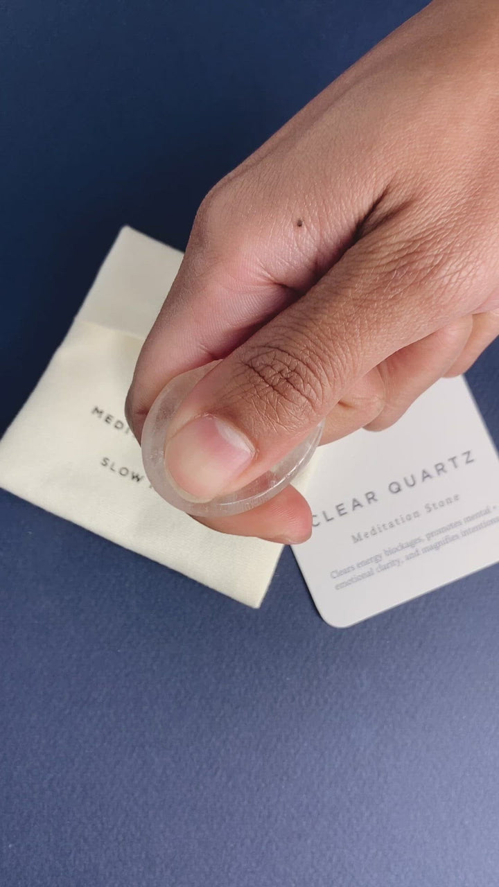 Clear Quartz | Meditation Stone