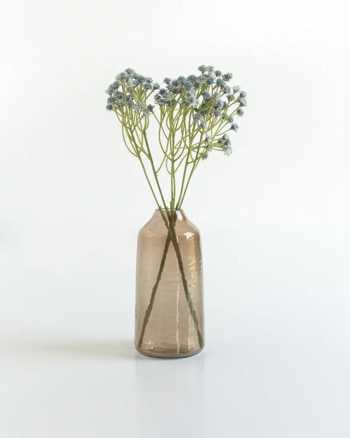 S/3 Hammered Bud Vases | Smoke