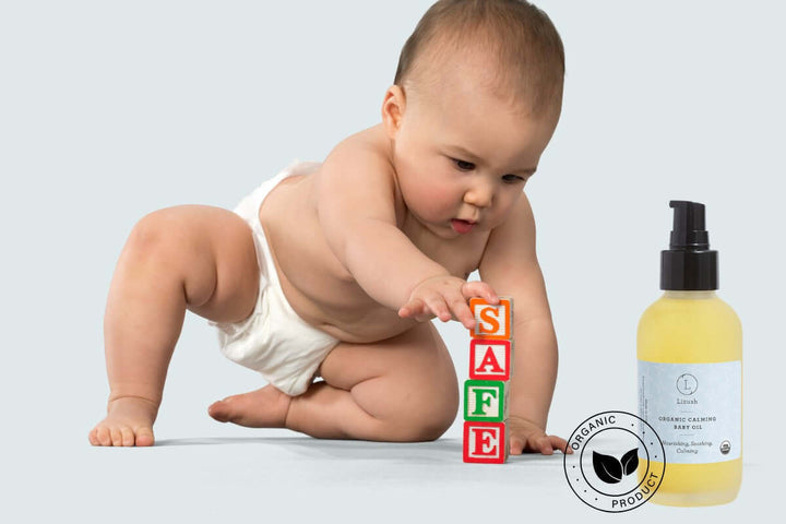 Organic Calming Baby Oil - Nourishing, Soothing, Calming