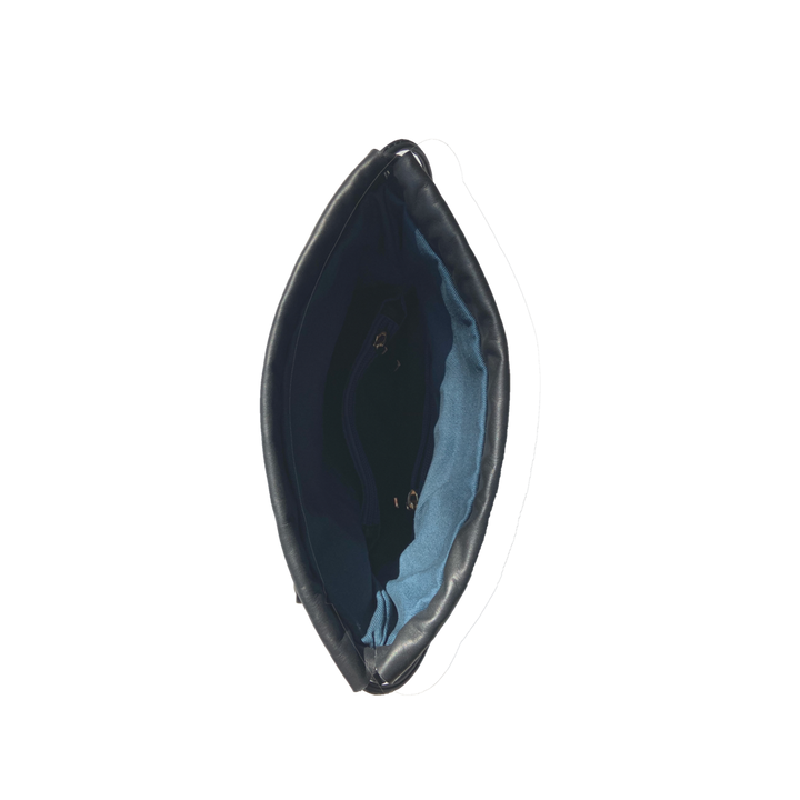 Susu The Patricia Black Leather Bucket Bag Snakeskin Design