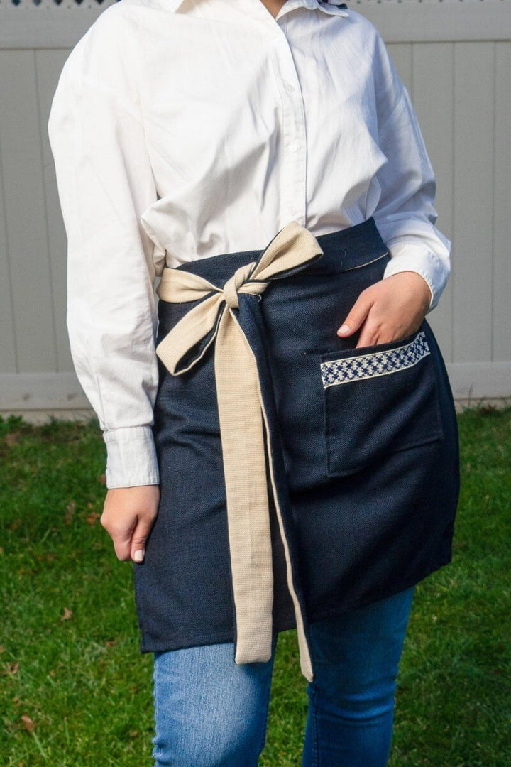 Kuffiyeh Apron - Blue