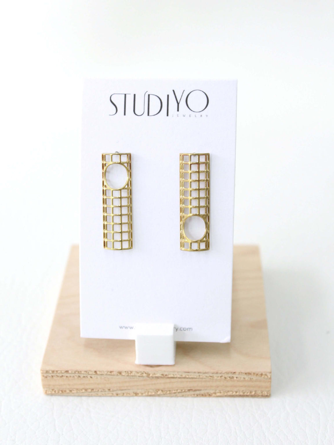 Void Studs | 3D Geometric Earrings