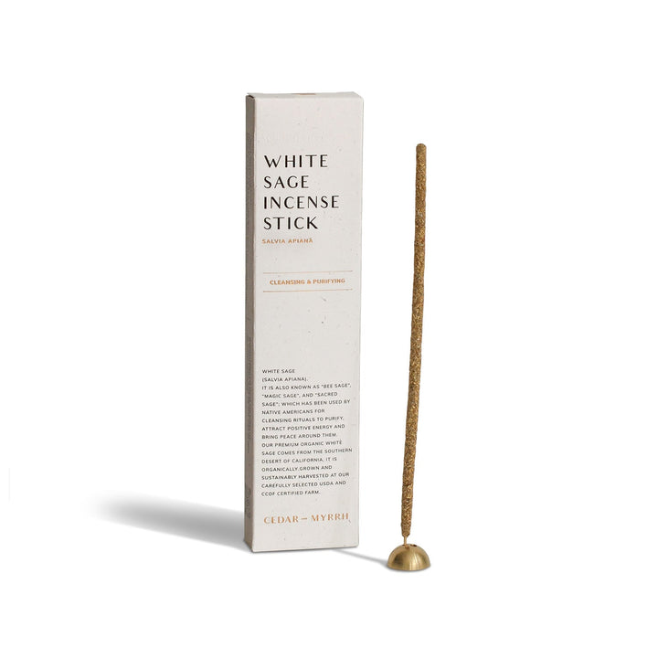 White Sage Incense Sticks | 7 Hand-Rolled Sticks From Peru
