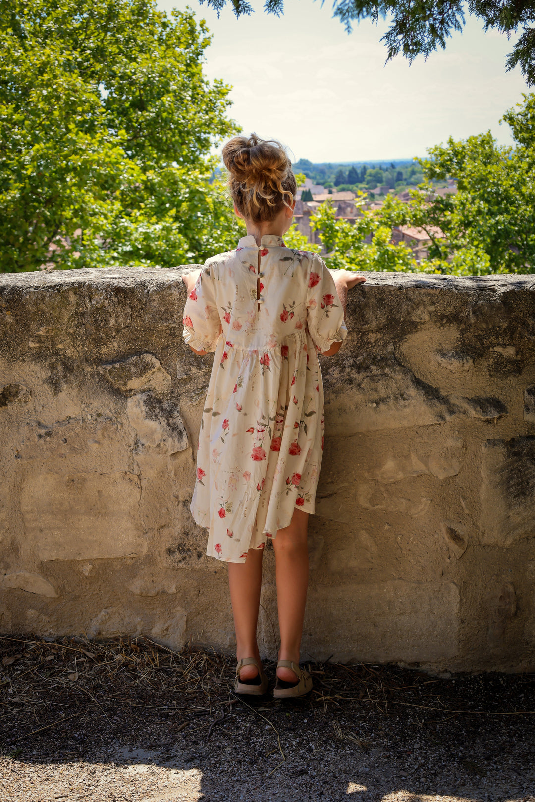 Madeleine Dress | Rose Garden Toile