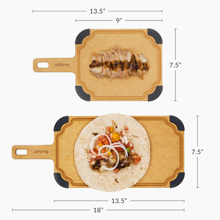 Paddle Series Cutting & Serving Board With Handle | Small 13" x 7.5"