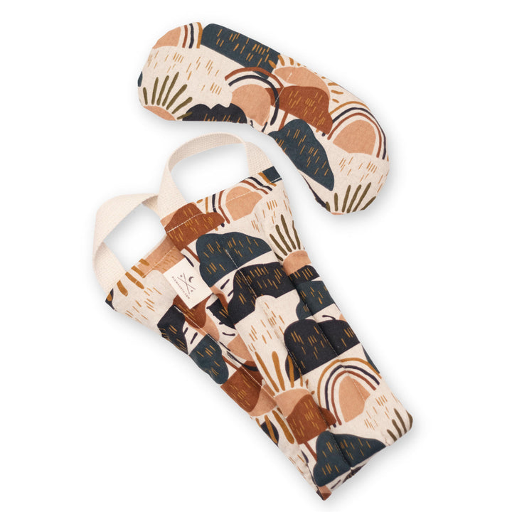 Eye Mask + Neck Wrap Bundle | Rainbow Hill