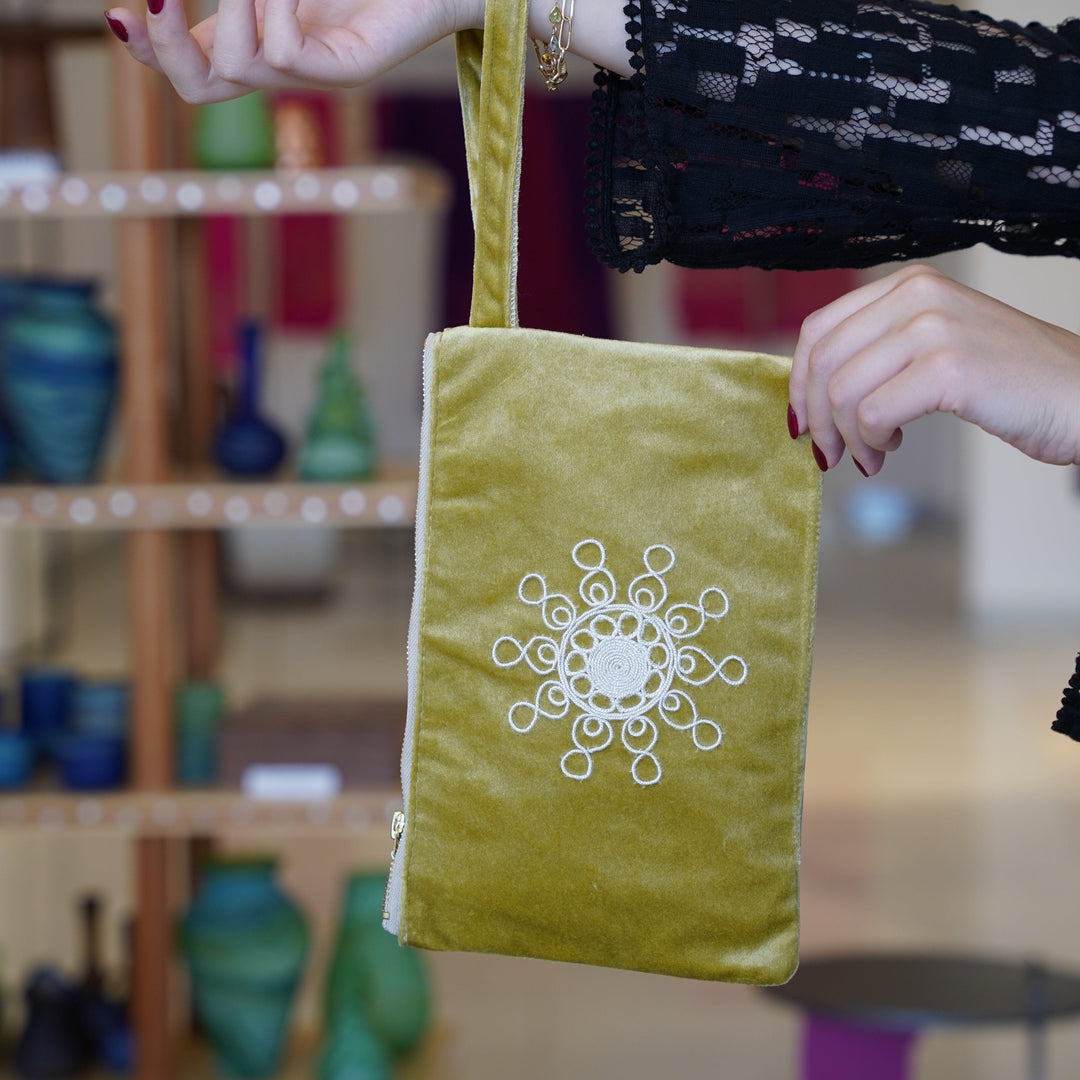 Tahriri Pouch | Yellow/Green