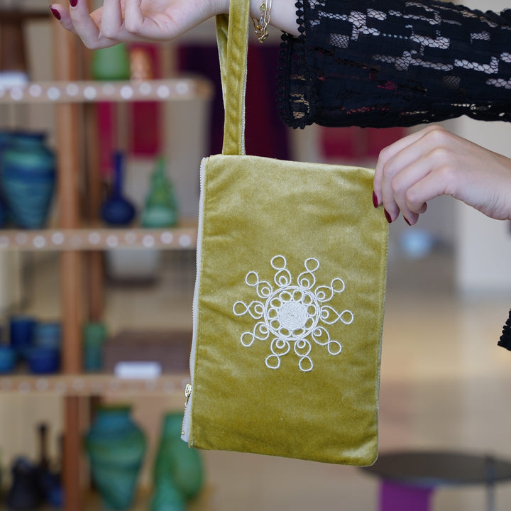 Tahriri Pouch | Yellow/Green