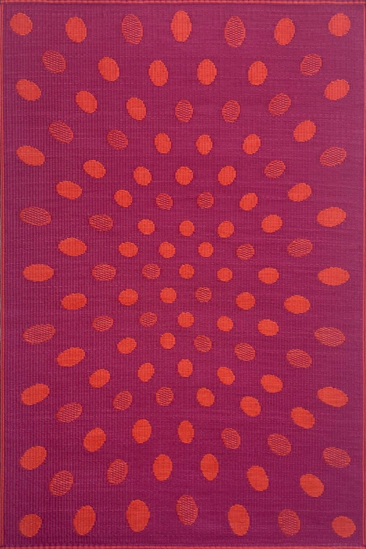 Crazy Dots Orange & Red