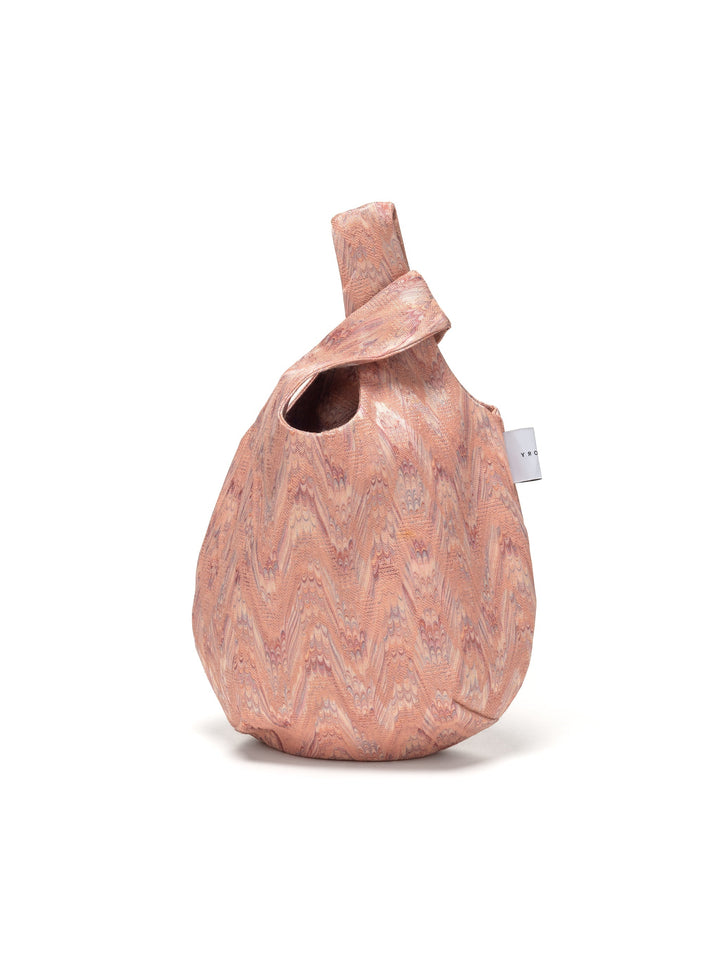 Egg Tote | Vintage Jacquard Pink Lumiere