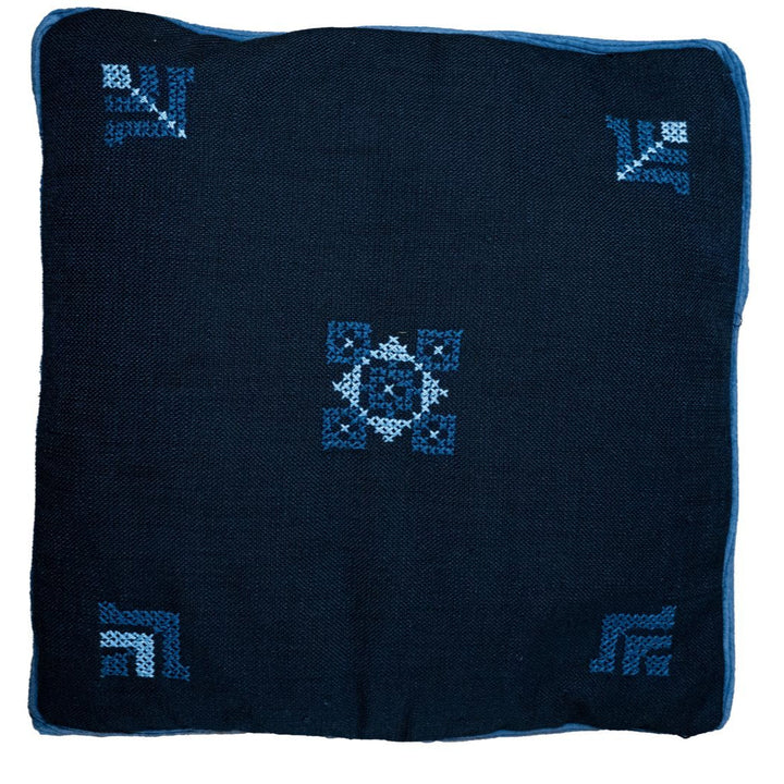 Feathers Pillow Cover - Blue