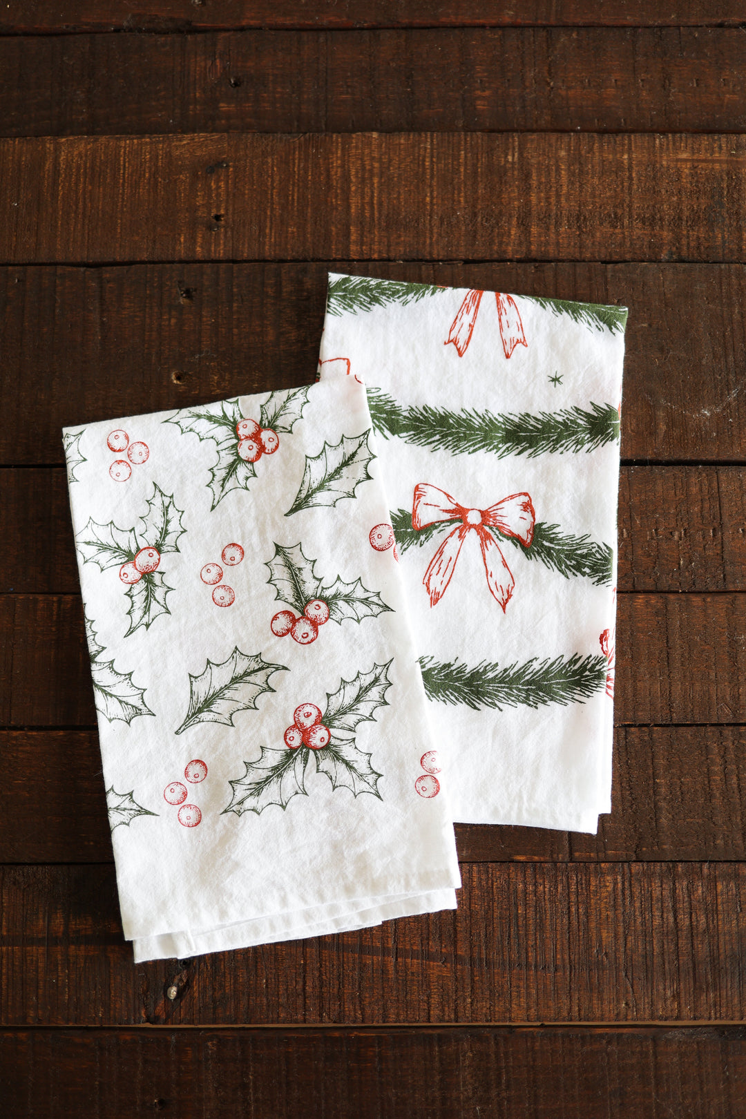 Holly Tea Towel