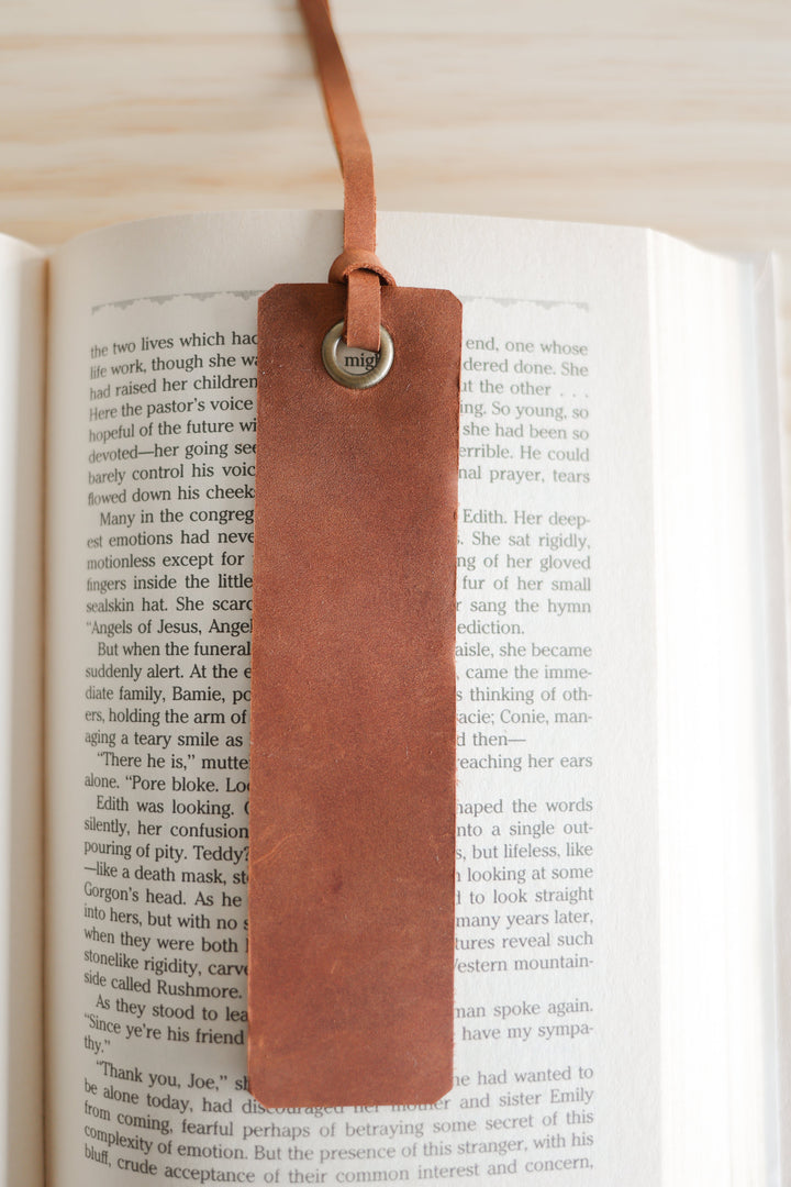 Leather Bookmark