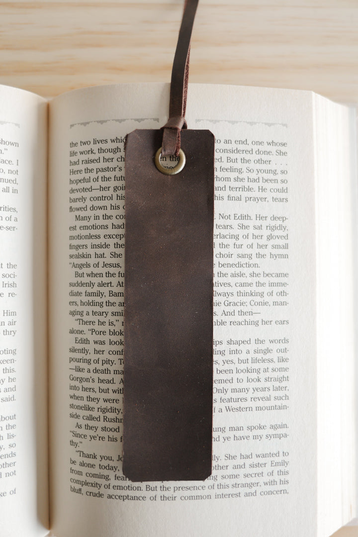 Leather Bookmark