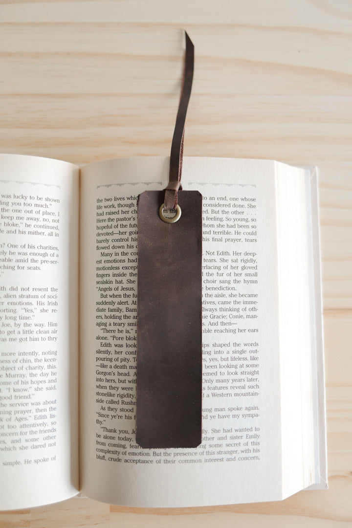 Leather Bookmark