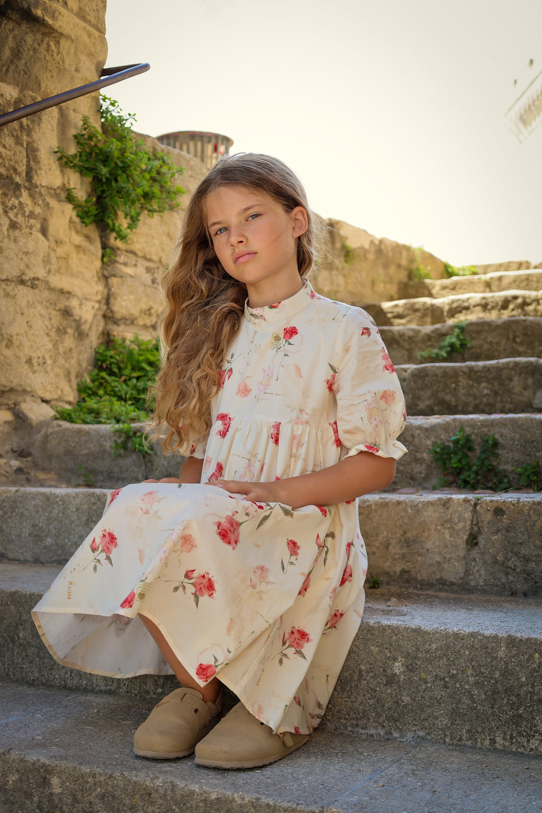 Madeleine Dress | Rose Garden Toile