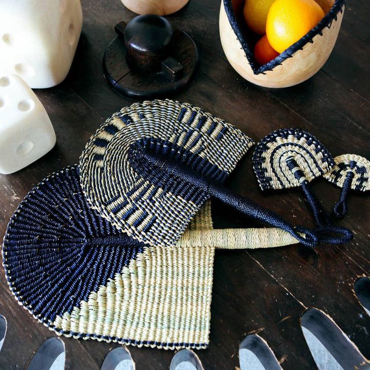 Quintet Ghanaian Fans | Set of 5