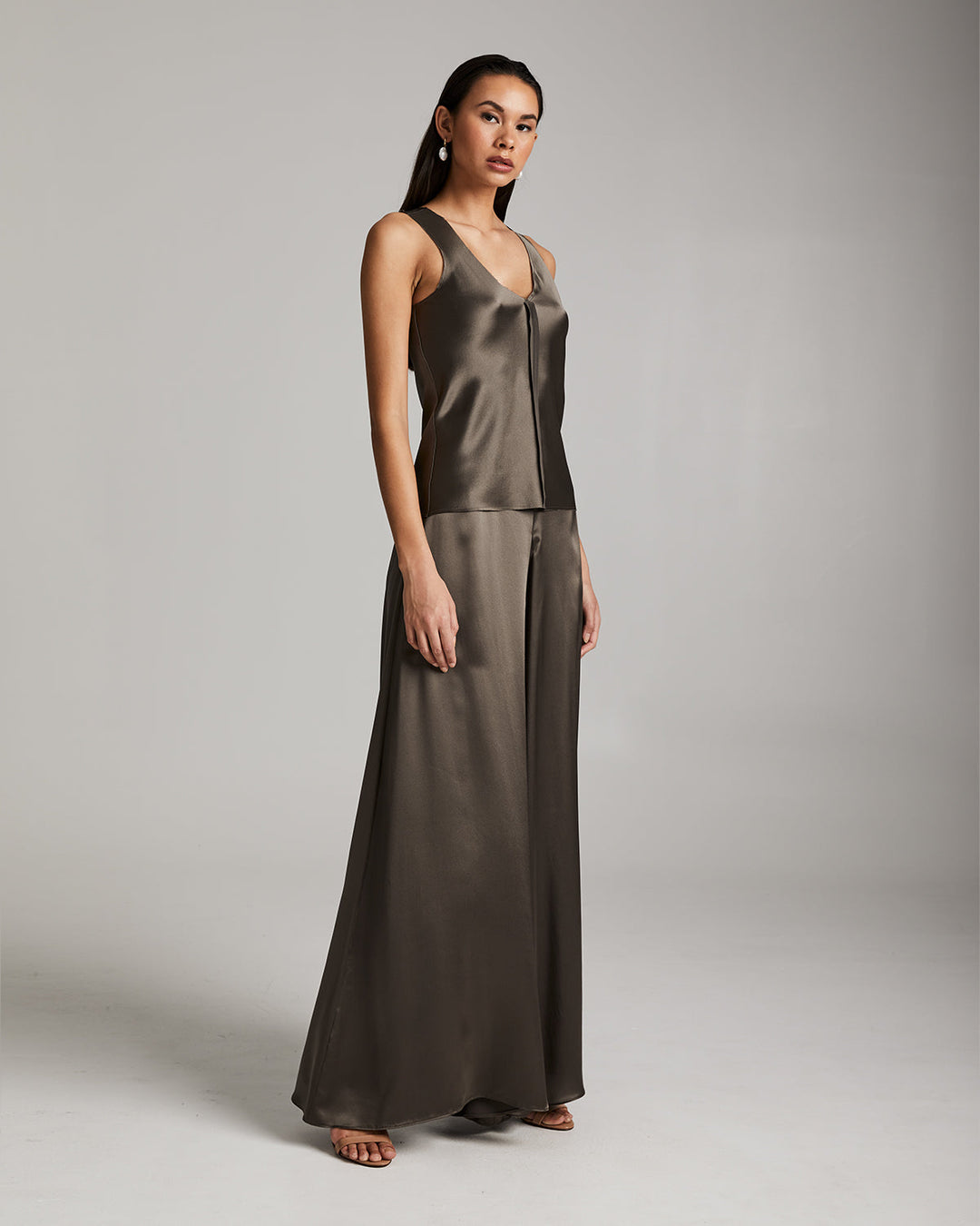 Silk Raw Edge Tank - Core