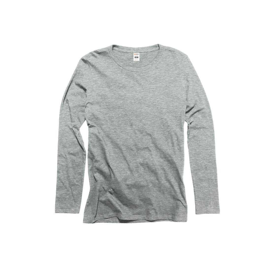 Ladies Premium Cotton Long Sleeve Tee