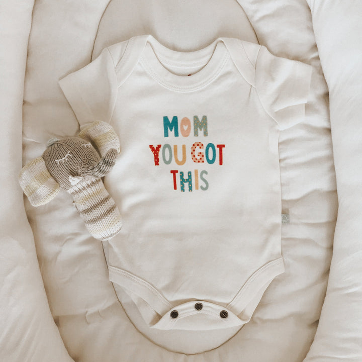 graphic bodysuit | mom you got this