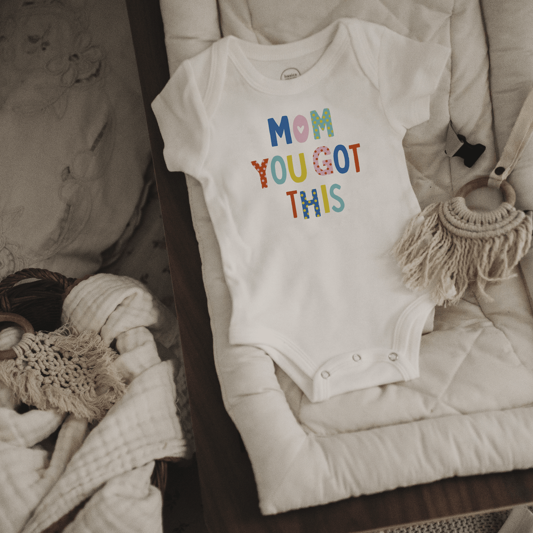 graphic bodysuit | mom you got this