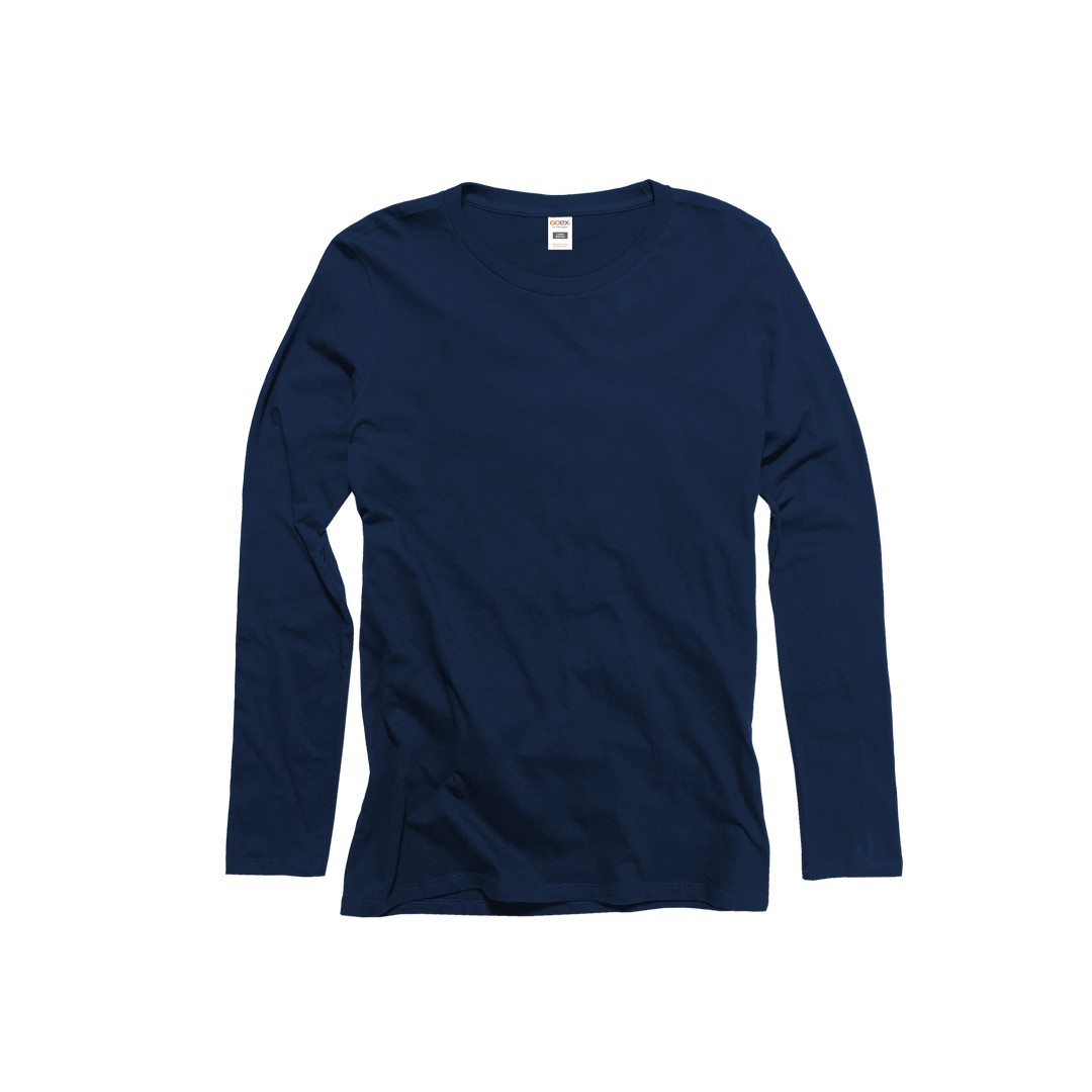 Ladies Premium Cotton Long Sleeve Tee