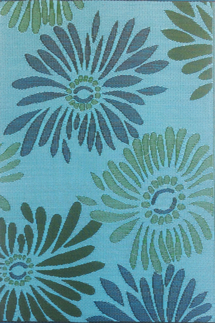 Daisy Aqua & Green