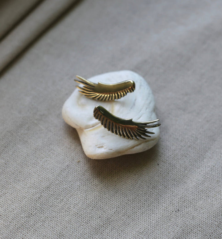 Vulture Wing Earrings