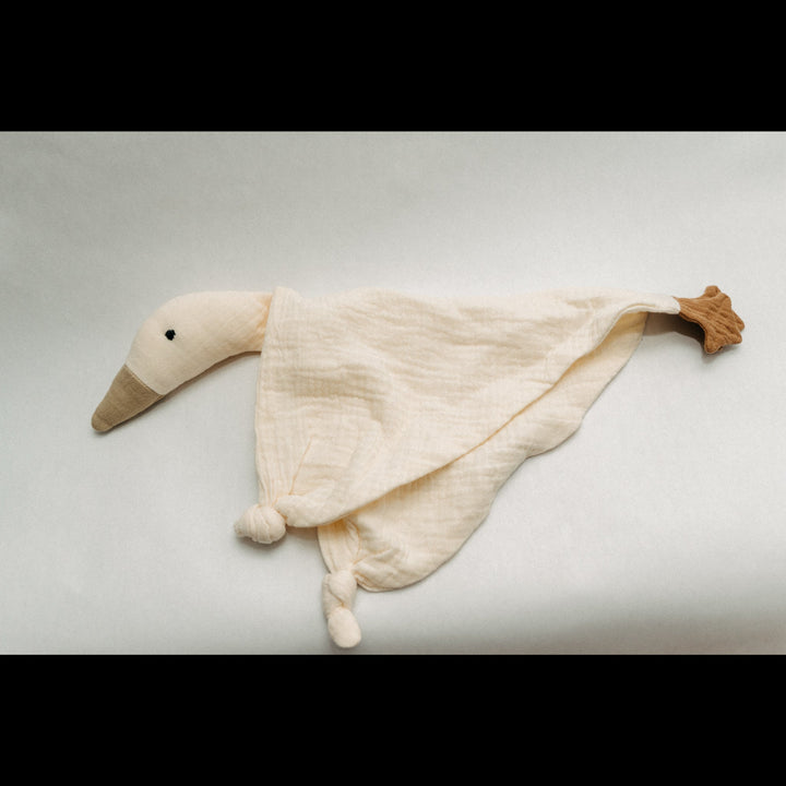 Goose Lovey Security Blanket | 17x17 | Organic Cotton