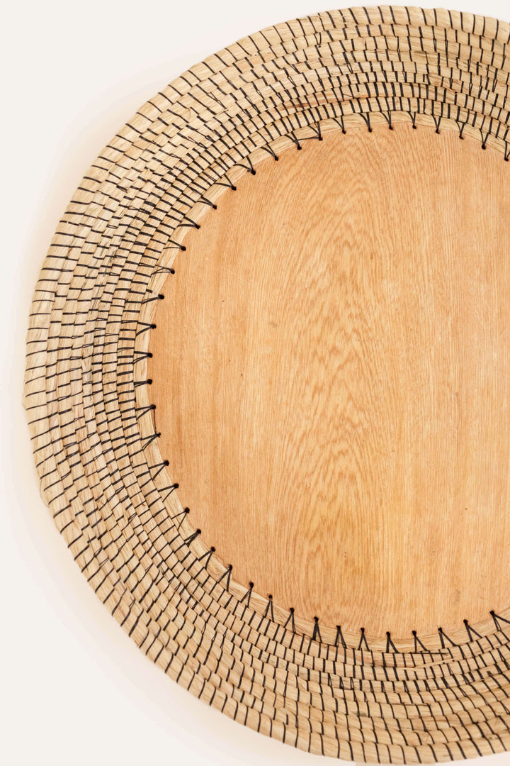 Copabu Wooden + Woven Platter
