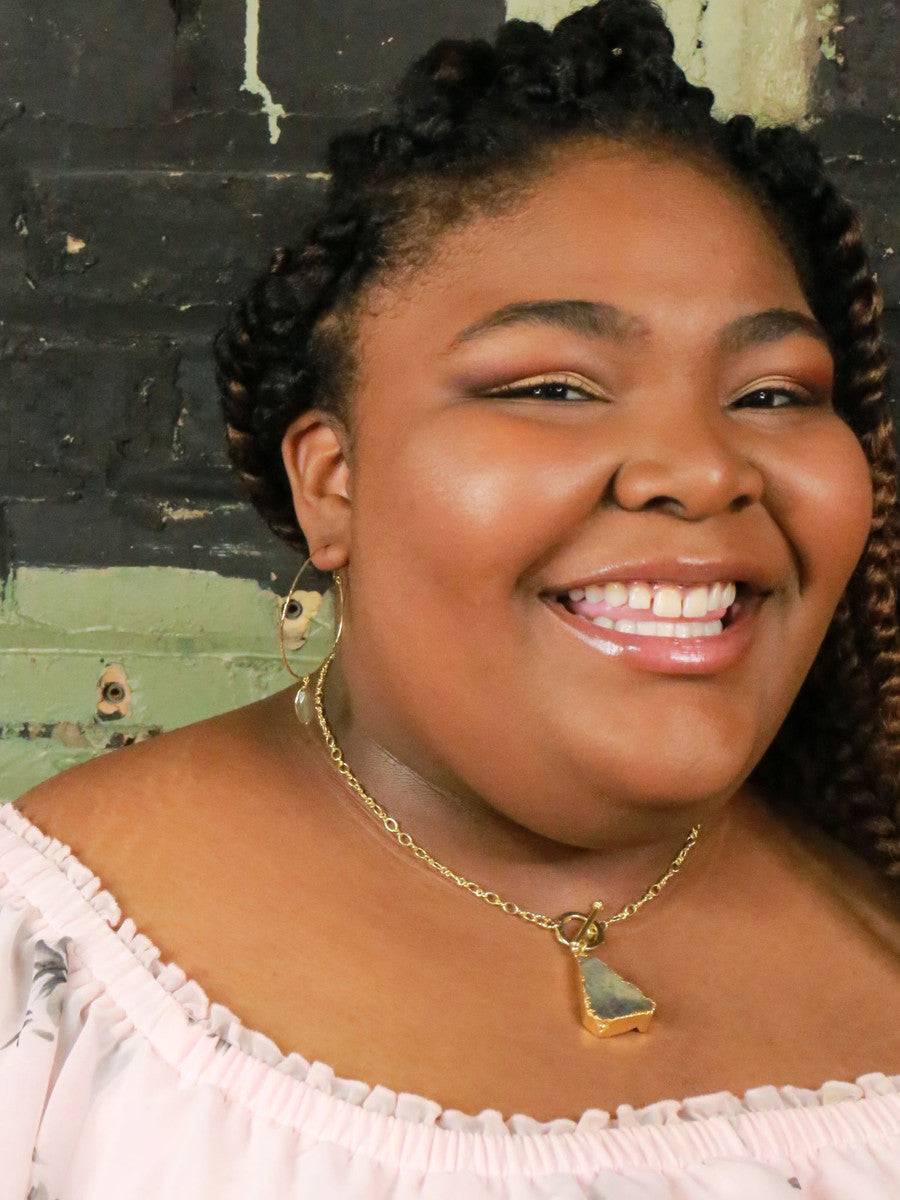 Simple Luxury Necklace | Labradorite